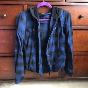 Nollie (PacSun) Hooded Flannel